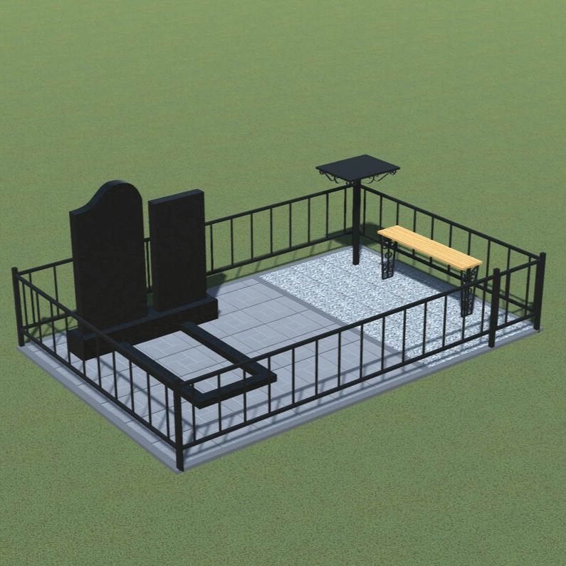 Благоустройство захоронения в Ярославле Макет для благоустройства захоронений