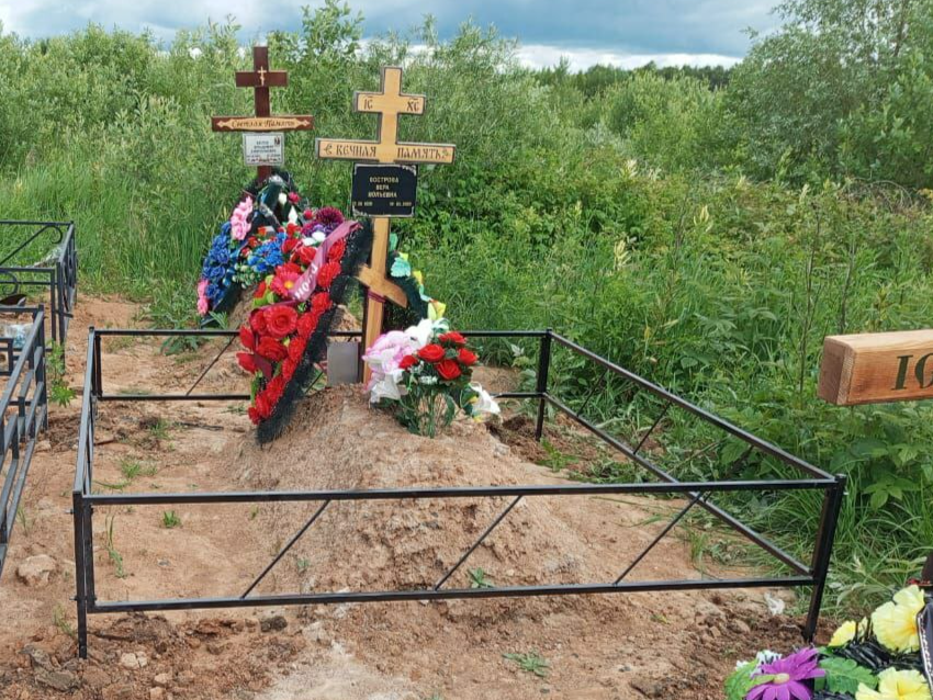 Ограда на могилу Осташинское кладбище Ограда на могилу недорого в Ярославле