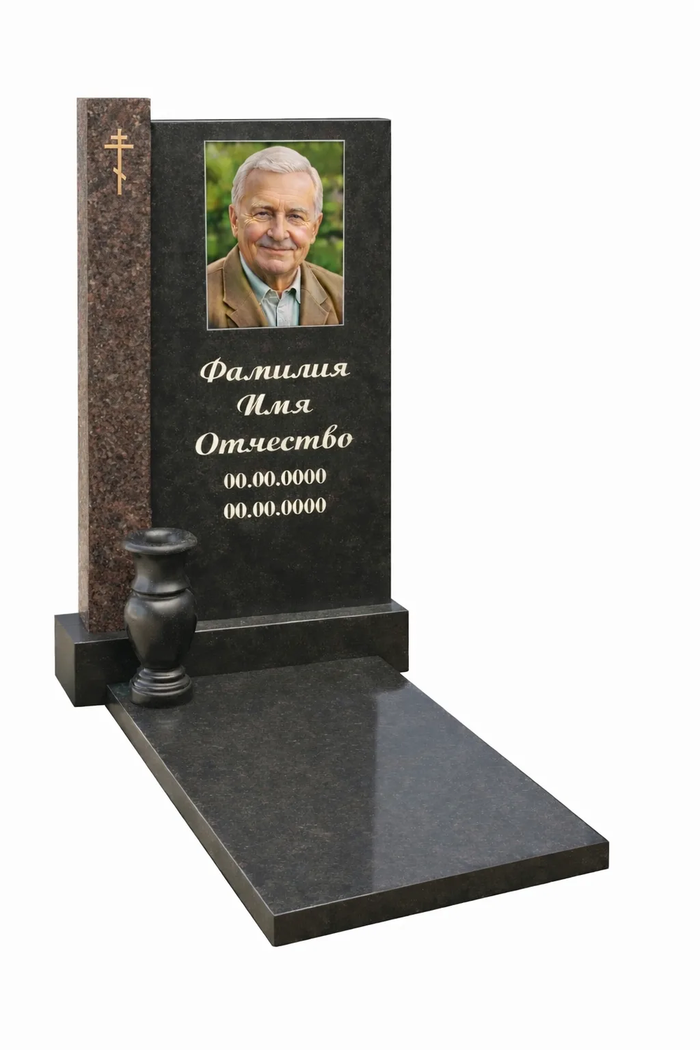 Памятник из Дымовского гранита