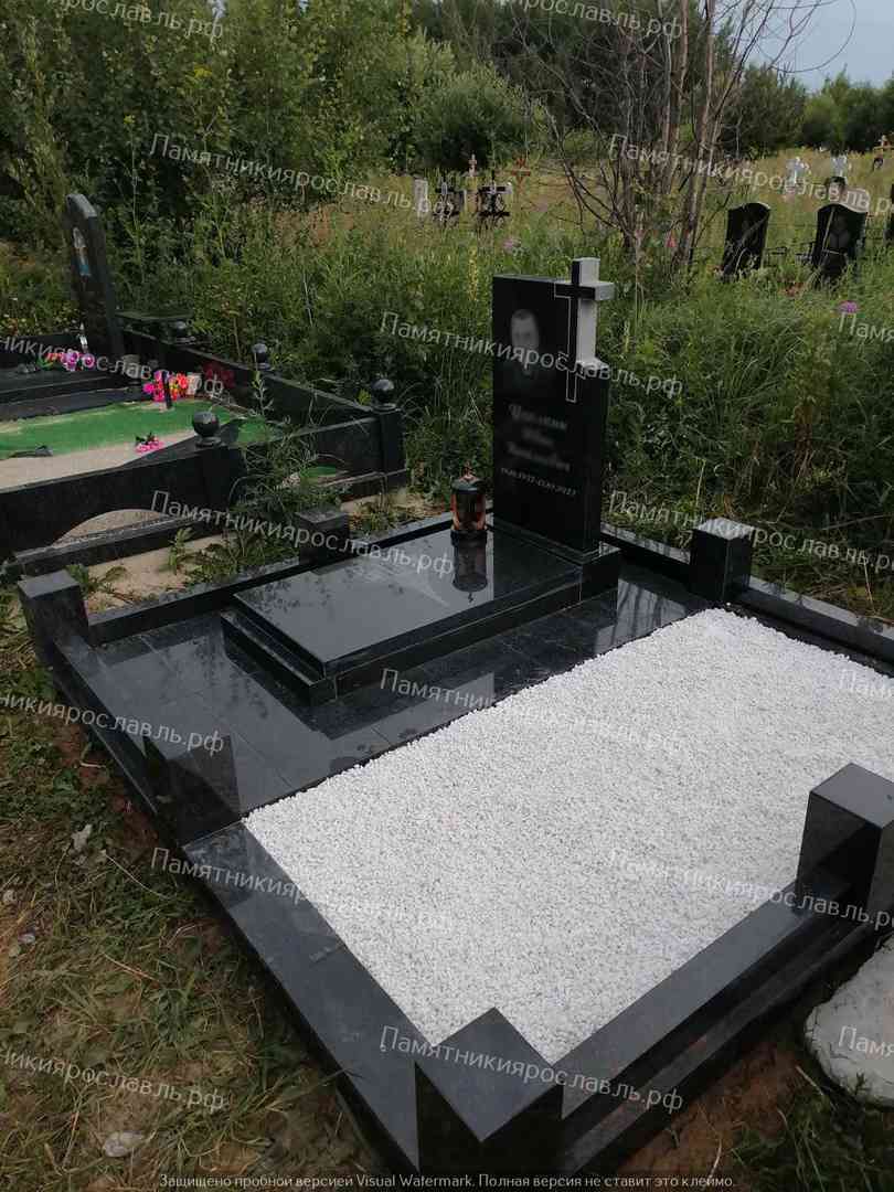 Заказать памятник из гранита на могилу Благоустройство захоронений гранитной плиткой