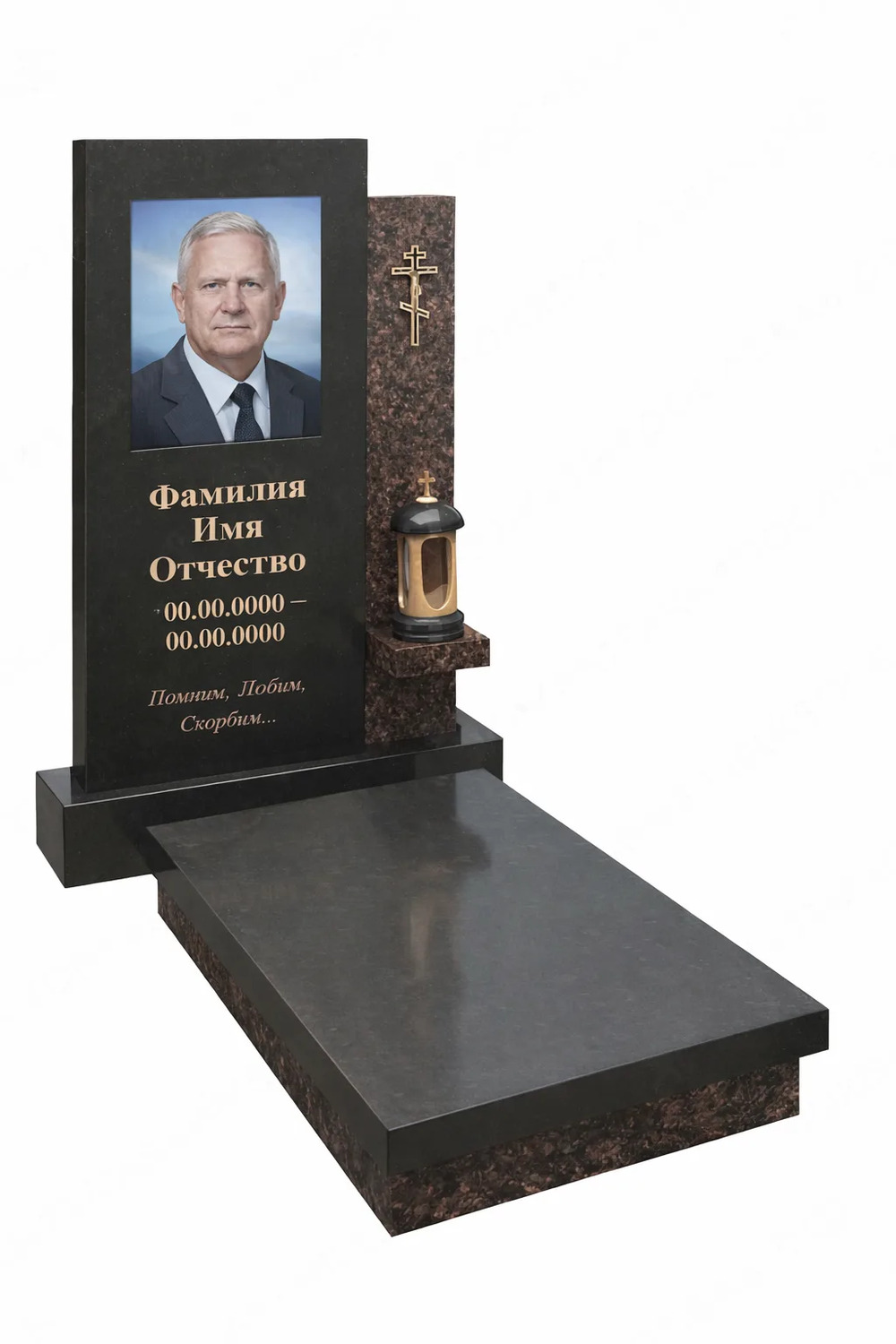 Памятник из Дымовского гранита